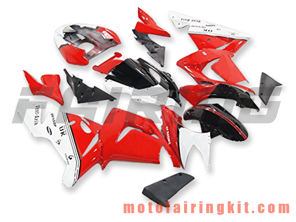 Fairing Kits Fit for ZX-10R ZX10R 2004 2005 ZX-10R ZX10R 04 05 Plastic ABS Injection Mold Complete Motorcycle Body Aftermarket Bodywork Frame (Red & Black) B062