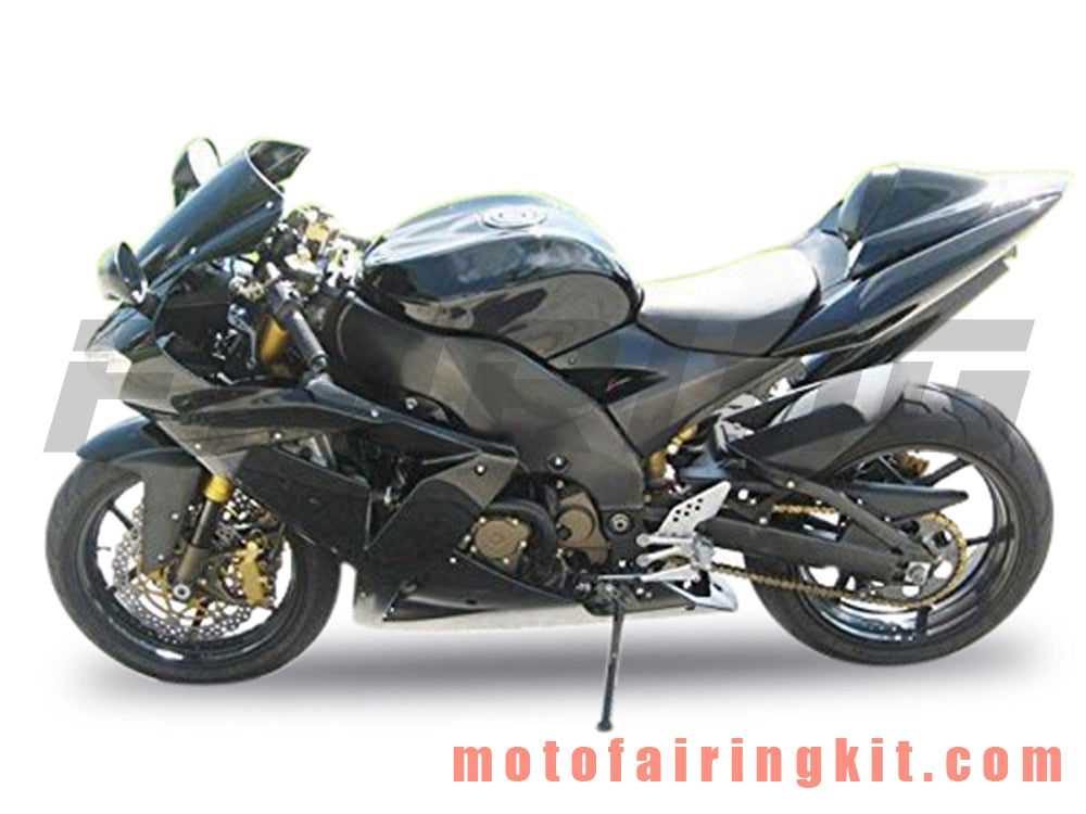 Kits de carenado aptos para ZX-10R ZX10R 2004 2005 ZX-10R ZX10R 04 05 Molde de inyección de plástico ABS Carrocería completa para motocicleta Marco de carrocería de posventa (negro) B064