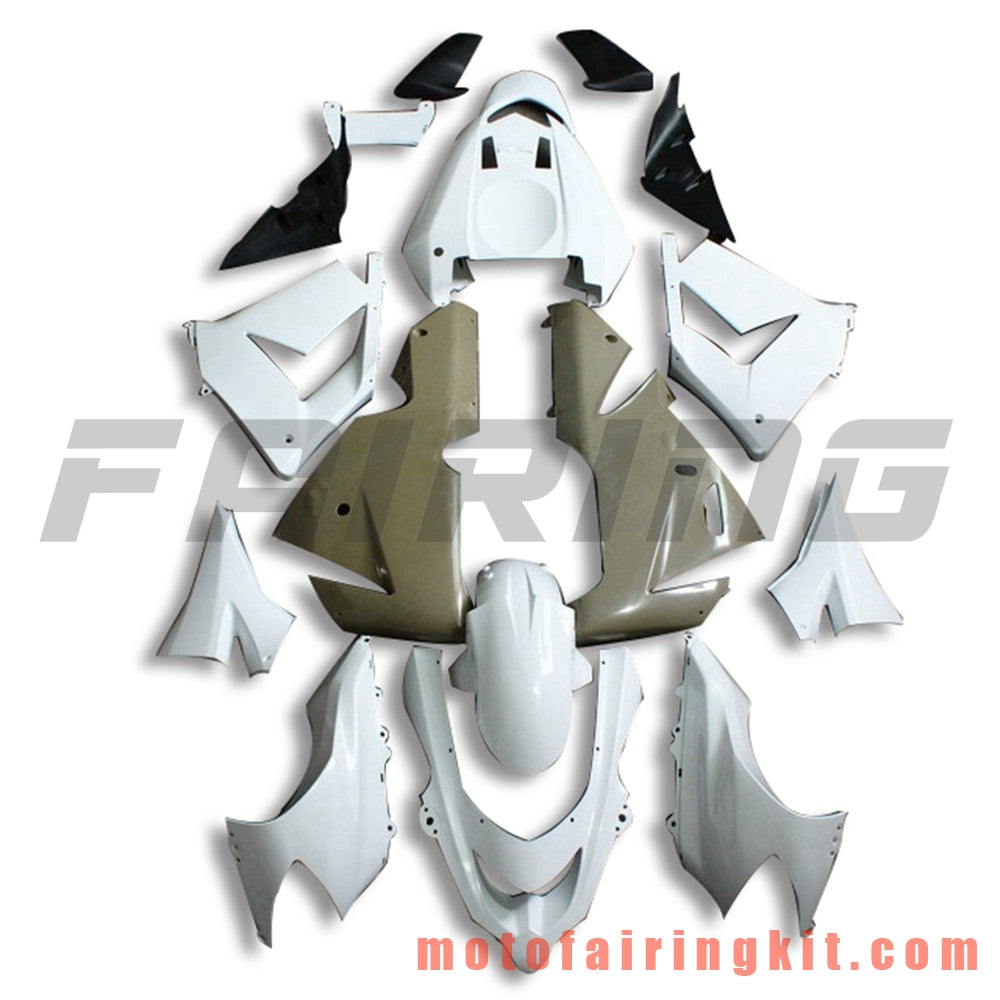 Fairing Kits Fit for ZX-10R ZX10R 2004 2005 ZX-10R ZX10R 04 05 Plastic ABS Injection Mold Complete Motorcycle Body Aftermarket Bodywork Frame (Unpainted) BBB1