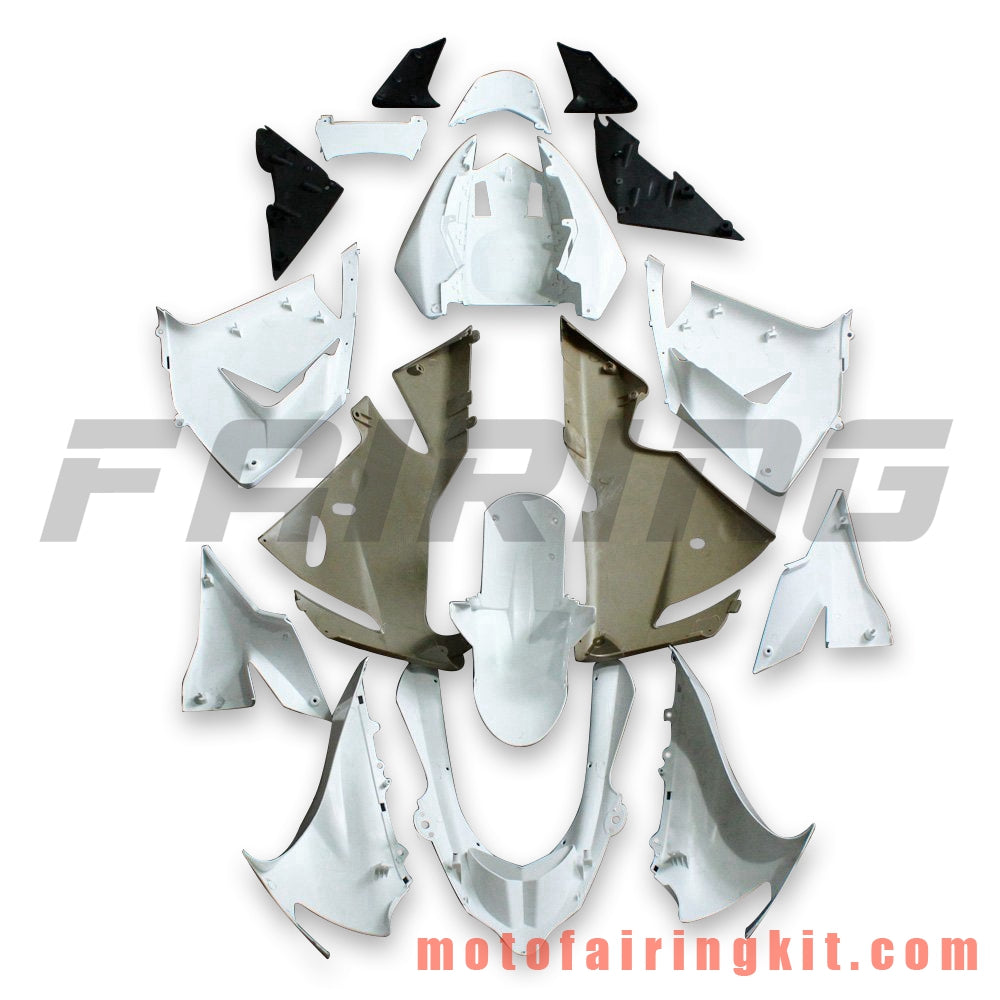 Fairing Kits Fit for ZX-10R ZX10R 2004 2005 ZX-10R ZX10R 04 05 Plastic ABS Injection Mold Complete Motorcycle Body Aftermarket Bodywork Frame (Unpainted) BBB1