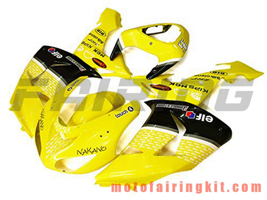 Kits de carenado aptos para ZX-10R ZX10R 2006 2007 ZX-10R ZX10R 06 07 Molde de inyección de plástico ABS Carrocería completa para motocicleta Carrocería del mercado de accesorios Marco (amarillo y negro) B040