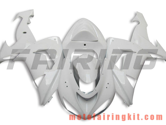 Fairing Kits Fit for ZX-10R ZX10R 2006 2007 ZX-10R ZX10R 06 07 Plastic ABS Injection Mold Complete Motorcycle Body Aftermarket Bodywork Frame (White) B058