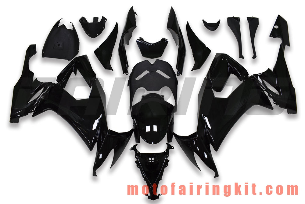 Kits de carenado aptos para ZX-10R ZX10R 2008 2009 2010 ZX10R 08 09 10 Molde de inyección de plástico ABS Carrocería completa para motocicleta Carrocería del mercado de accesorios Marco (negro) B041