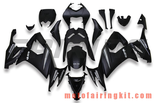 Fairing Kits Fit for ZX-10R ZX10R 2008 2009 2010 ZX10R 08 09 10 Plastic ABS Injection Mold Complete Motorcycle Body Aftermarket Bodywork Frame (Black) B042