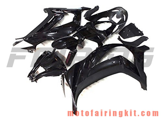 Fairing Kits Fit for ZX-10R ZX10R 2011 2012 2013 2014 2015 Plastic ABS Injection Mold Complete Motorcycle Body Aftermarket Bodywork Frame (Black) B020