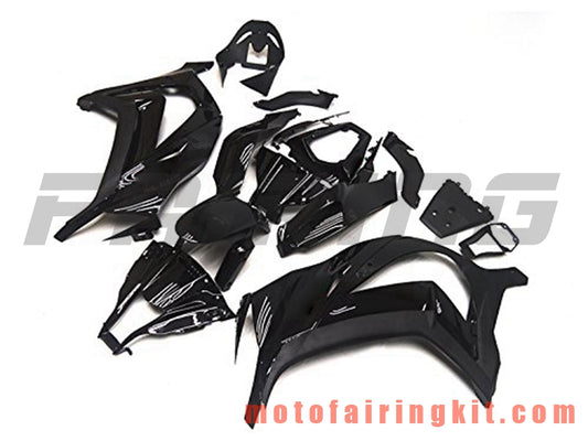 Fairing Kits Fit for ZX-10R ZX10R 2011 2012 2013 2014 2015 Plastic ABS Injection Mold Complete Motorcycle Body Aftermarket Bodywork Frame (Black) B024