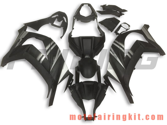 Fairing Kits Fit for ZX-10R ZX10R 2011 2012 2013 2014 2015 Plastic ABS Injection Mold Complete Motorcycle Body Aftermarket Bodywork Frame (Black) B027