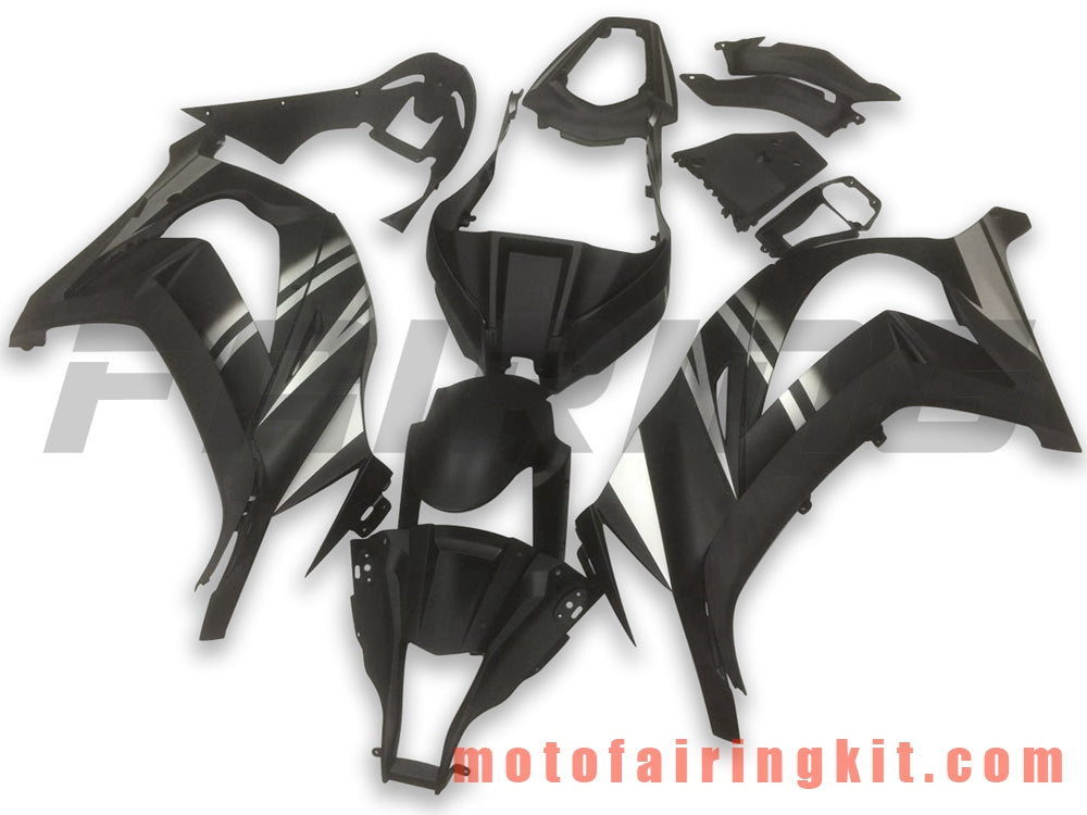 Fairing Kits Fit for ZX-10R ZX10R 2011 2012 2013 2014 2015 Plastic ABS Injection Mold Complete Motorcycle Body Aftermarket Bodywork Frame (Black) B027