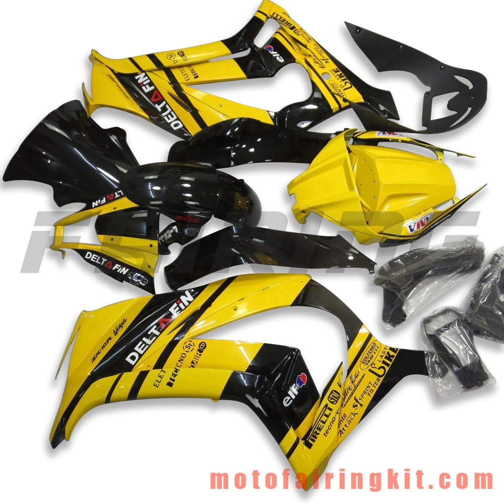 Fairing Kits Fit for ZX-10R ZX10R 2011 2012 2013 2014 2015 Plastic ABS Injection Mold Complete Motorcycle Body Aftermarket Bodywork Frame (Yellow & Black) B031