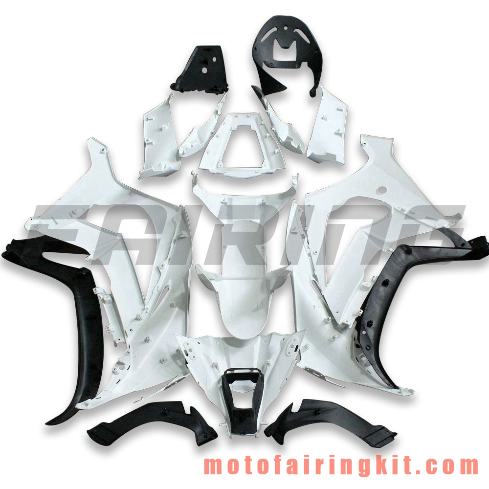 Kits de carenado aptos para ZX-10R ZX10R 2011 2012 2013 2014 2015 Molde de inyección de plástico ABS Carrocería completa para motocicleta Carrocería del mercado de accesorios Marco (sin pintar) BBB1