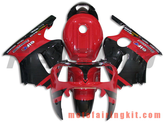 Kits de carenado aptos para ZX12R ZX-12R 2000 2001 ZX12R ZX-12R 00 01 Molde de inyección de plástico ABS Carrocería completa para motocicleta Marco de carrocería de posventa (rojo y negro) B004