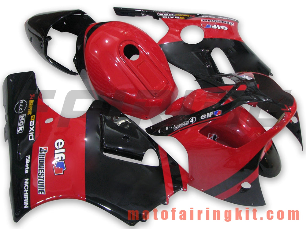 Fairing Kits Fit for ZX12R ZX-12R 2000 2001 ZX12R ZX-12R 00 01 Plastic ABS Injection Mold Complete Motorcycle Body Aftermarket Bodywork Frame (Red & Black) B004