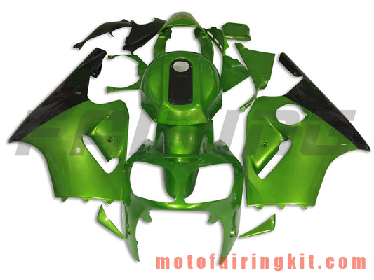 Kits de carenado aptos para ZX12R ZX-12R 2000 2001 ZX12R ZX-12R 00 01 Molde de inyección de plástico ABS Carrocería completa para motocicleta Marco de carrocería de posventa (verde y negro) B007