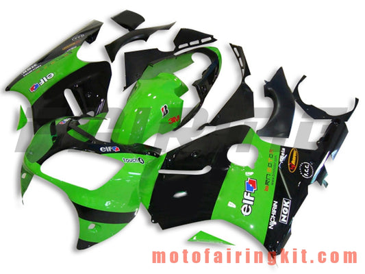 Fairing Kits Fit for ZX12R ZX-12R 2000 2001 ZX12R ZX-12R 00 01 Plastic ABS Injection Mold Complete Motorcycle Body Aftermarket Bodywork Frame (Green & Black) B011