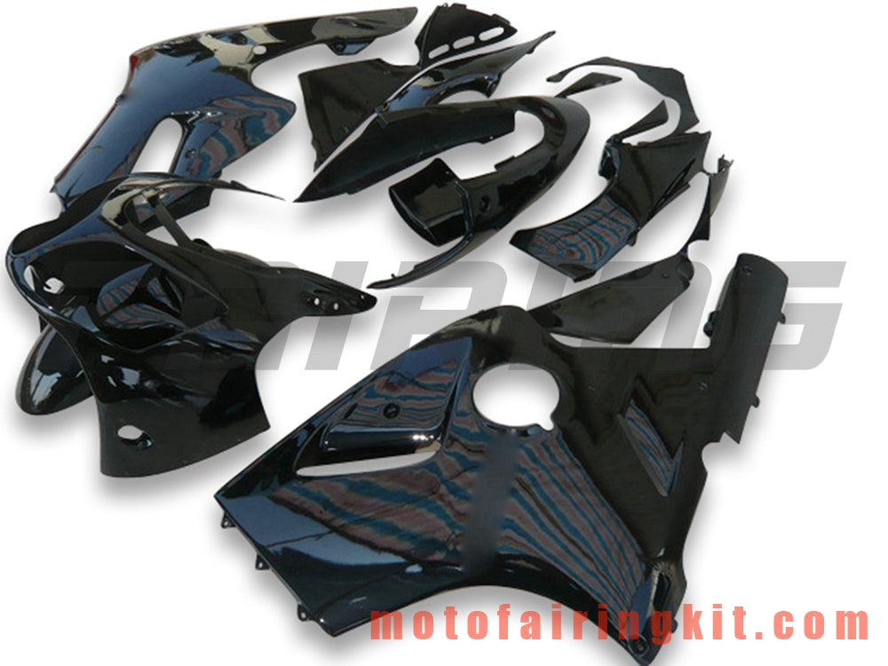 Kits de carenado aptos para ZX12R ZX-12R 2000 2001 ZX12R ZX-12R 00 01 Molde de inyección de plástico ABS Carrocería completa para motocicleta Marco de carrocería de posventa (negro) B012