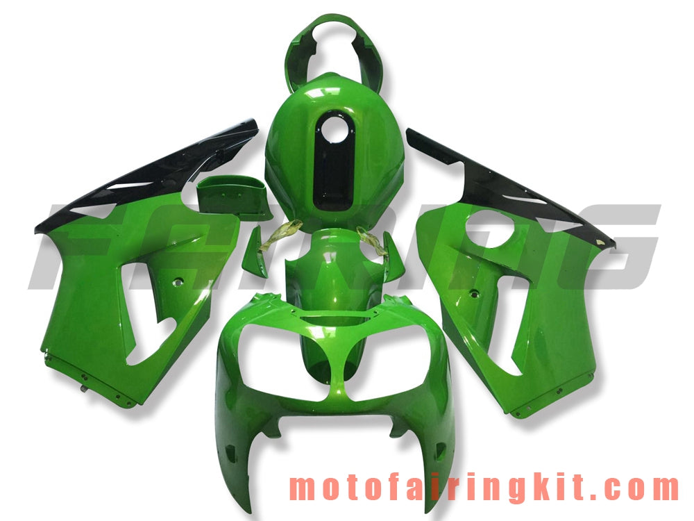 Fairing Kits Fit for ZX12R ZX-12R 2000 2001 ZX12R ZX-12R 00 01 Plastic ABS Injection Mold Complete Motorcycle Body Aftermarket Bodywork Frame (Green & Black) B018