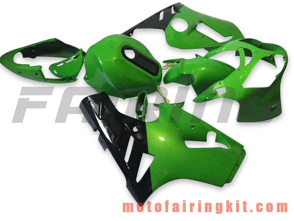 Fairing Kits Fit for ZX12R ZX-12R 2000 2001 ZX12R ZX-12R 00 01 Plastic ABS Injection Mold Complete Motorcycle Body Aftermarket Bodywork Frame (Green & Black) B018