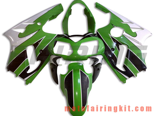 Fairing Kits Fit for ZX12R ZX-12R 2002 2003 2004 2005 2006 Plastic ABS Injection Mold Complete Motorcycle Body Aftermarket Bodywork Frame (Green & Black) B001