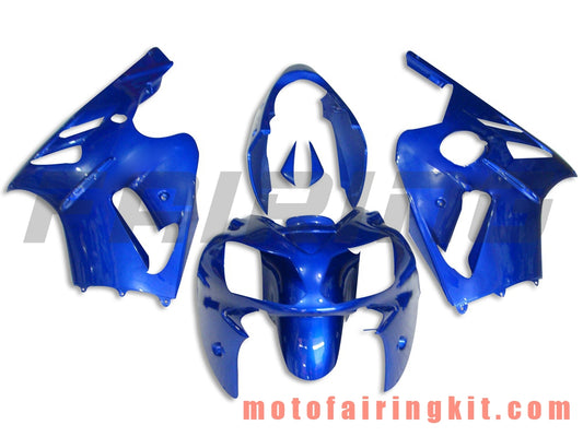 Kits de carenado aptos para ZX12R ZX-12R 2002 2003 2004 2005 2006 Molde de inyección de plástico ABS Carrocería completa para motocicleta Marco de carrocería de posventa (azul) B002