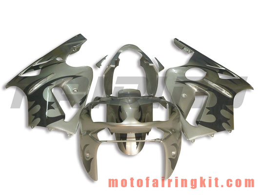 Kits de carenado aptos para ZX12R ZX-12R 2002 2003 2004 2005 2006 Molde de inyección de plástico ABS Carrocería completa para motocicleta Marco de carrocería de posventa (plata) B006