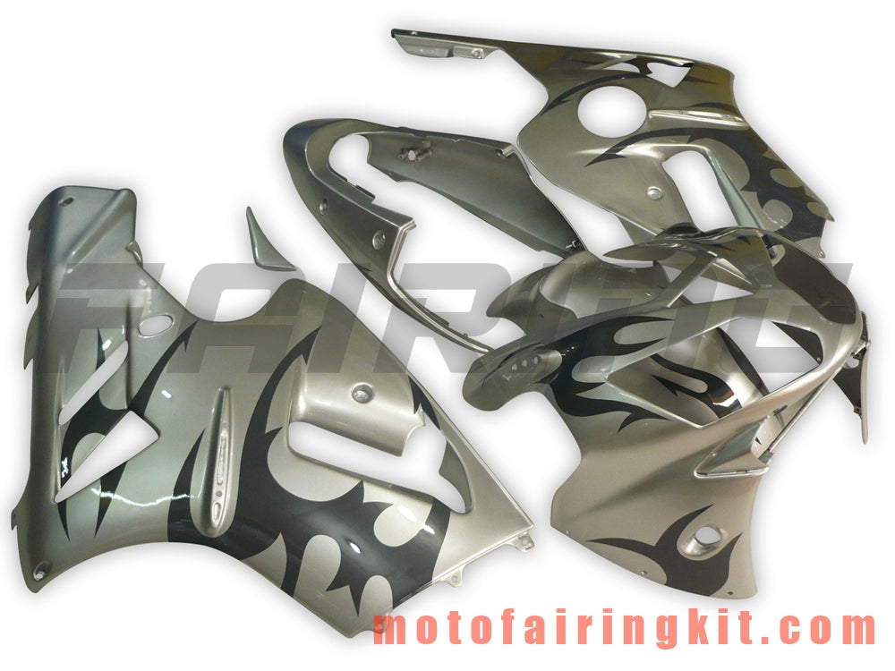 Kits de carenado aptos para ZX12R ZX-12R 2002 2003 2004 2005 2006 Molde de inyección de plástico ABS Carrocería completa para motocicleta Marco de carrocería de posventa (plata) B006