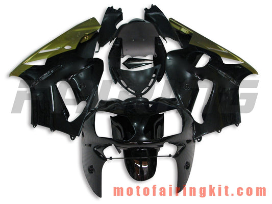 フェアリングキット ZX12R ZX-12R 2002 2003 2004 2005 2006 プラスチック ABS 射出成形 完全なオートバイボディ アフターマーケットボディワークフレーム (ブラック &amp; イエロー) B007