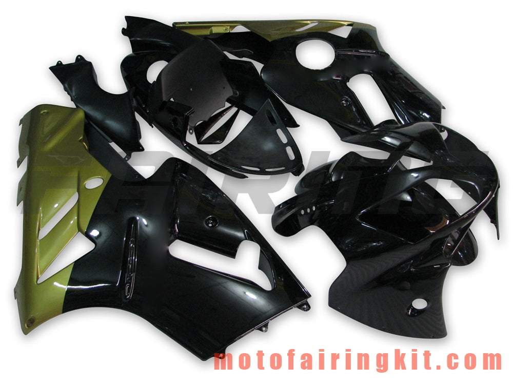 Fairing Kits Fit for ZX12R ZX-12R 2002 2003 2004 2005 2006 Plastic ABS Injection Mold Complete Motorcycle Body Aftermarket Bodywork Frame (Black & Yellow) B007