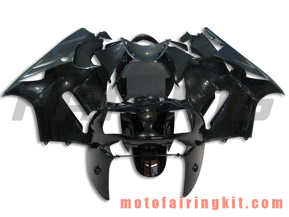 Fairing Kits Fit for ZX12R ZX-12R 2002 2003 2004 2005 2006 Plastic ABS Injection Mold Complete Motorcycle Body Aftermarket Bodywork Frame (Black & Silver) B008