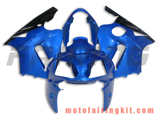 Kits de carenado aptos para ZX12R ZX-12R 2002 2003 2004 2005 2006 Molde de inyección de plástico ABS Carrocería completa para motocicleta Marco de carrocería de posventa (azul y negro) B013