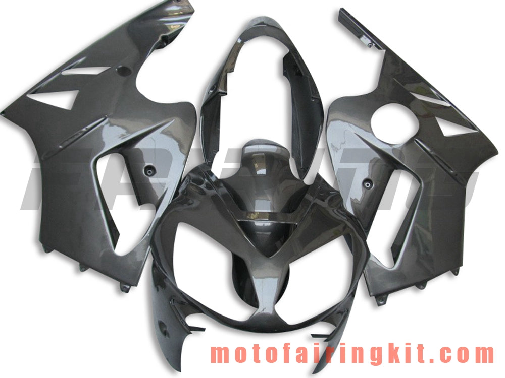 Kits de carenado aptos para ZX12R ZX-12R 2002 2003 2004 2005 2006 Molde de inyección de plástico ABS Carrocería completa para motocicleta Marco de carrocería de posventa (gris) B017