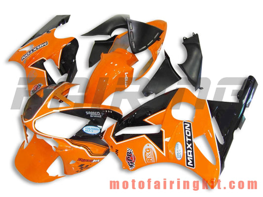 Fairing Kits Fit for ZX12R ZX-12R 2002 2003 2004 2005 2006 Plastic ABS Injection Mold Complete Motorcycle Body Aftermarket Bodywork Frame (Orange & Black) B021