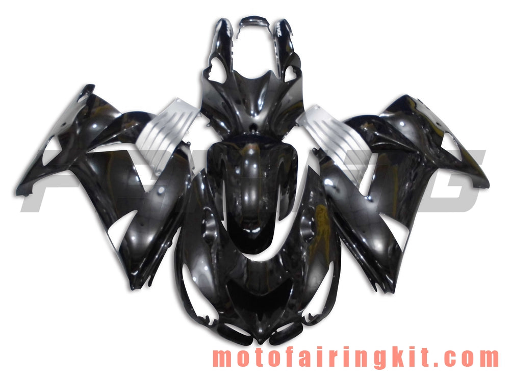 Fairing Kits Fit for ZX14R ZX-14R ZZ-R1400 2006 2007 2008 2009 2010 2011 Plastic ABS Injection Mold Complete Motorcycle Body Aftermarket Bodywork Frame (Black & Silver) B005