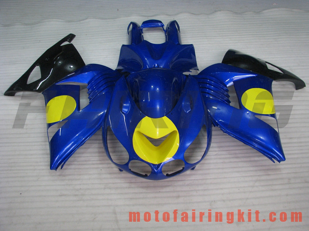 Fairing Kits Fit for ZX14R ZX-14R ZZ-R1400 2006 2007 2008 2009 2010 2011 Plastic ABS Injection Mold Complete Motorcycle Body Aftermarket Bodywork Frame (Blue & Black) B011