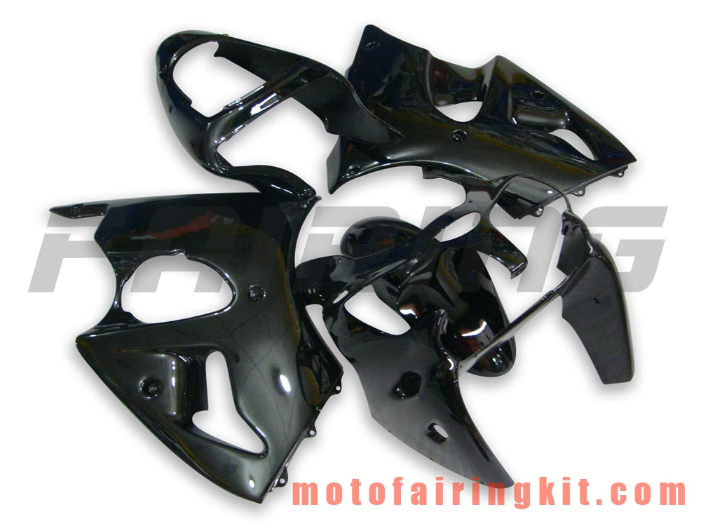 Kits de carenado aptos para ZX6R ZX-6R 636 2000 2001 2002 ZX6R 00 01 02 Molde de inyección de plástico ABS Carrocería completa para motocicleta Carrocería del mercado de accesorios Marco (negro) B026