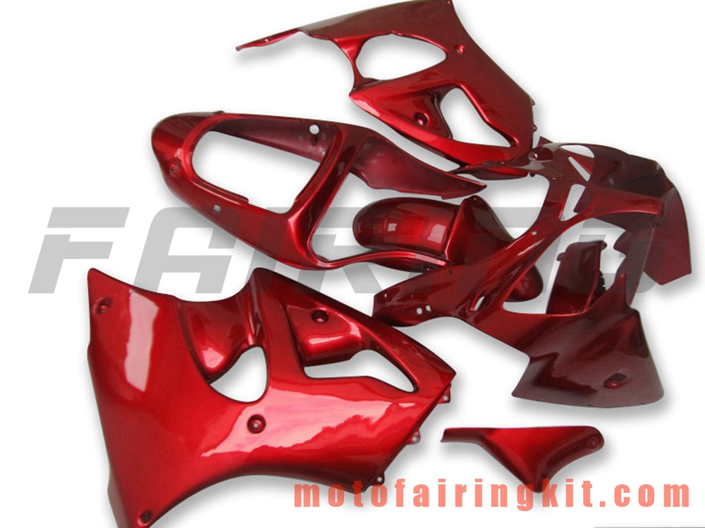 Fairing Kits Fit for ZX6R ZX-6R 636 2000 2001 2002 ZX6R 00 01 02 Plastic ABS Injection Mold Complete Motorcycle Body Aftermarket Bodywork Frame (Orange) B059