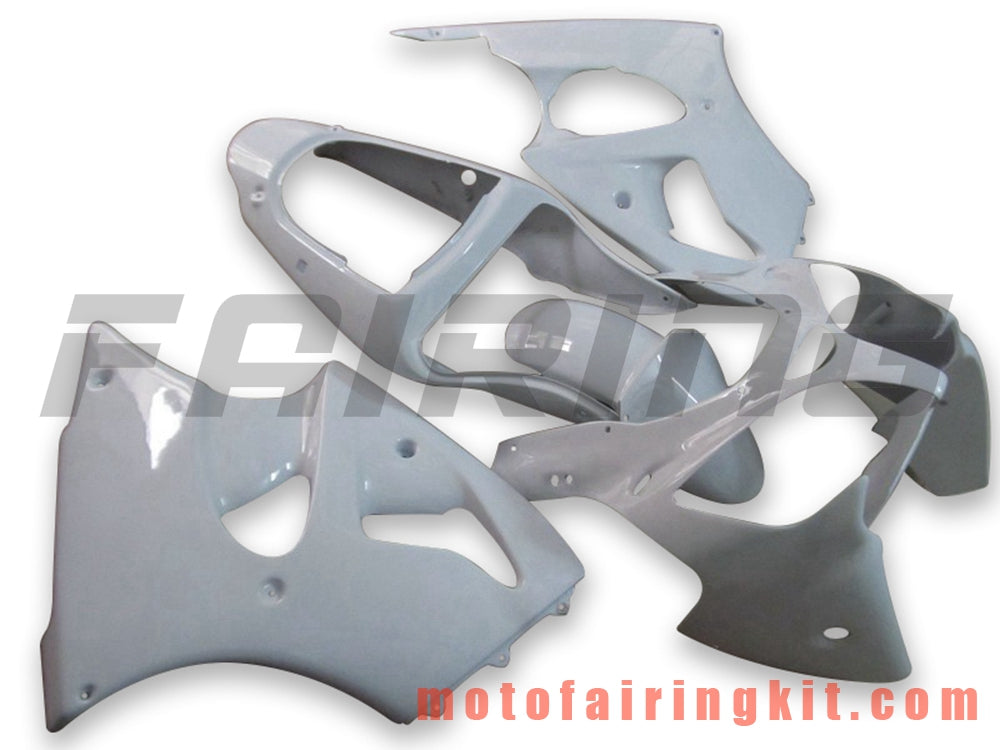 Fairing Kits Fit for ZX6R ZX-6R 636 2000 2001 2002 ZX6R 00 01 02 Plastic ABS Injection Mold Complete Motorcycle Body Aftermarket Bodywork Frame (White) B060