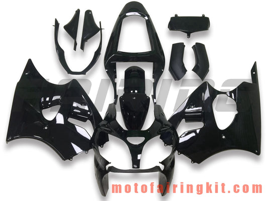 Kits de carenado aptos para ZX6R ZX-6R 636 2000 2001 2002 ZX6R 00 01 02 Molde de inyección de plástico ABS Carrocería completa para motocicleta Marco de carrocería de posventa (negro) B076