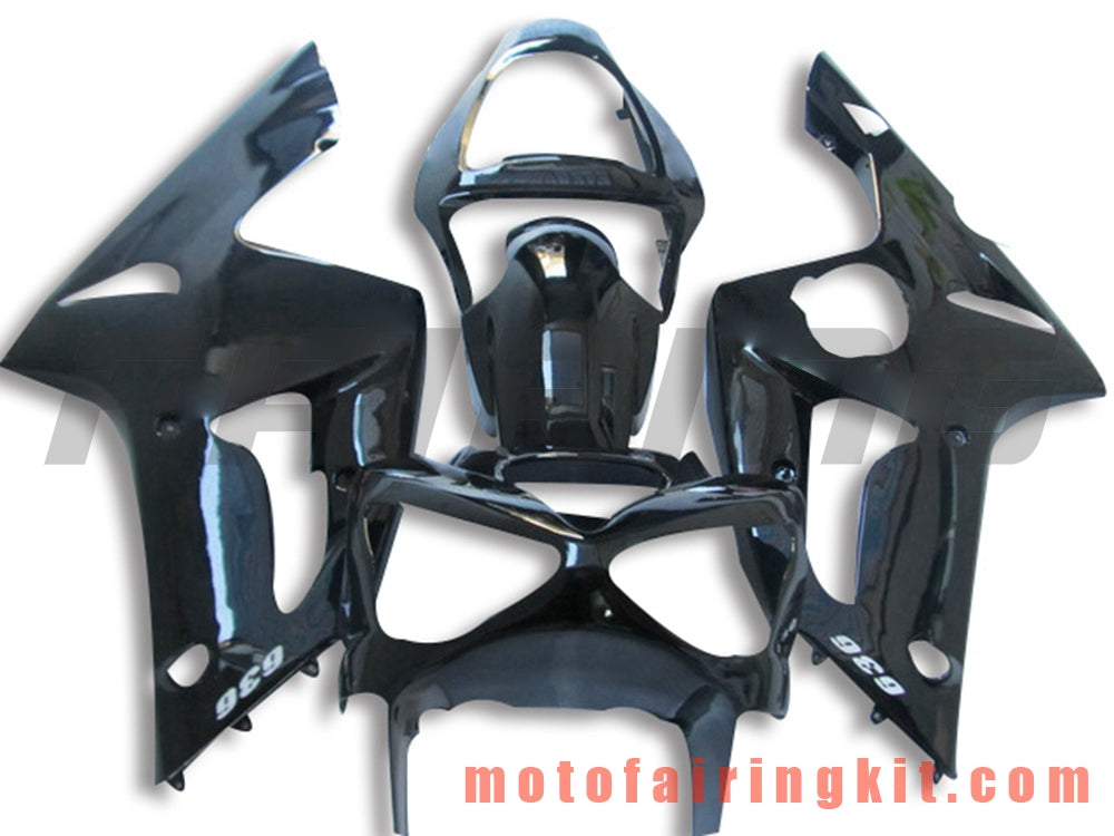 Fairing Kits Fit for ZX6R ZX-6R 636 2003 2004 ZX6R 636 03 04 Plastic ABS Injection Mold Complete Motorcycle Body Aftermarket Bodywork Frame (Black) B055