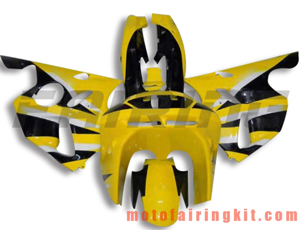 Kits de carenado aptos para ZX6R ZX-6R 636 2003 2004 ZX6R 636 03 04 Molde de inyección de plástico ABS Carrocería completa para motocicleta Carrocería del mercado de accesorios Marco (amarillo y negro) B057