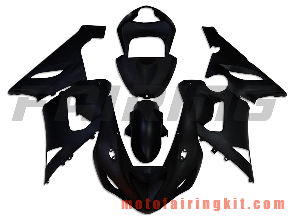 フェアリングキット ZX6R ZX-6R 636 2005 2006 ZX6R 636 05 06 プラスチック ABS 射出成形 完全なオートバイボディ アフターマーケットボディワークフレーム (ブラック) B001