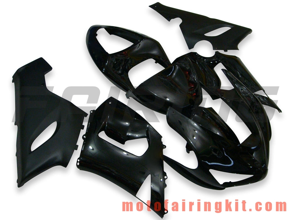 Kits de carenado aptos para ZX6R ZX-6R 636 2005 2006 ZX6R 636 05 06 Molde de inyección de plástico ABS Carrocería completa para motocicleta Marco de carrocería de posventa (negro) B005