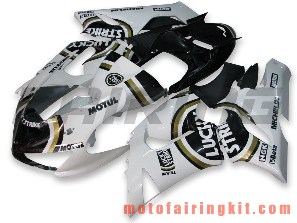 Fairing Kits Fit for ZX6R ZX-6R 636 2005 2006 ZX6R 636 05 06 Plastic ABS Injection Mold Complete Motorcycle Body Aftermarket Bodywork Frame (White & Black) B013