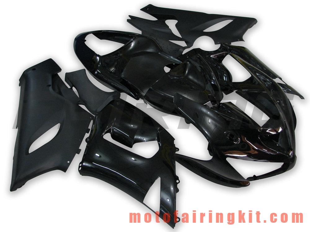 Kits de carenado aptos para ZX6R ZX-6R 636 2005 2006 ZX6R 636 05 06 Molde de inyección de plástico ABS Carrocería completa para motocicleta Marco de carrocería de posventa (negro) B015