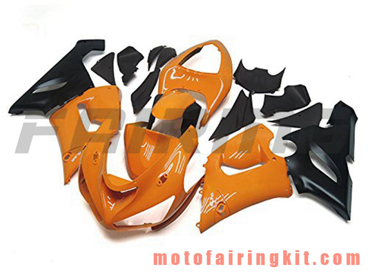 Fairing Kits Fit for ZX6R ZX-6R 636 2005 2006 ZX6R 636 05 06 Plastic ABS Injection Mold Complete Motorcycle Body Aftermarket Bodywork Frame (Orange & Black) B048