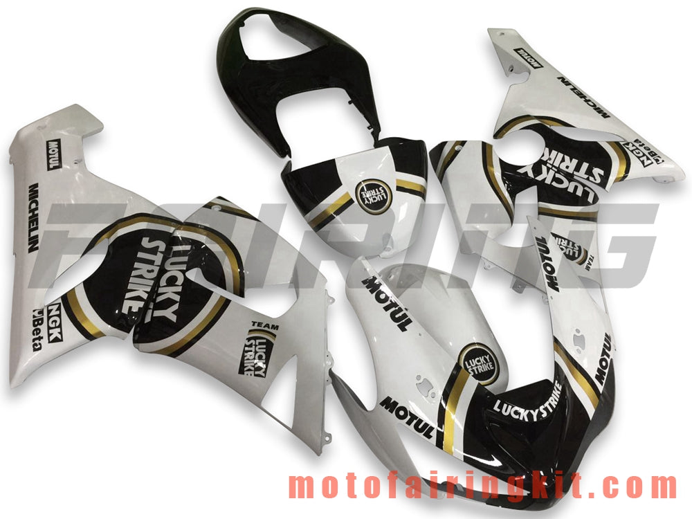 Kits de carenado aptos para ZX6R ZX-6R 636 2005 2006 ZX6R 636 05 06 Molde de inyección de plástico ABS Carrocería completa para motocicleta Marco de carrocería de posventa (blanco y negro) B052