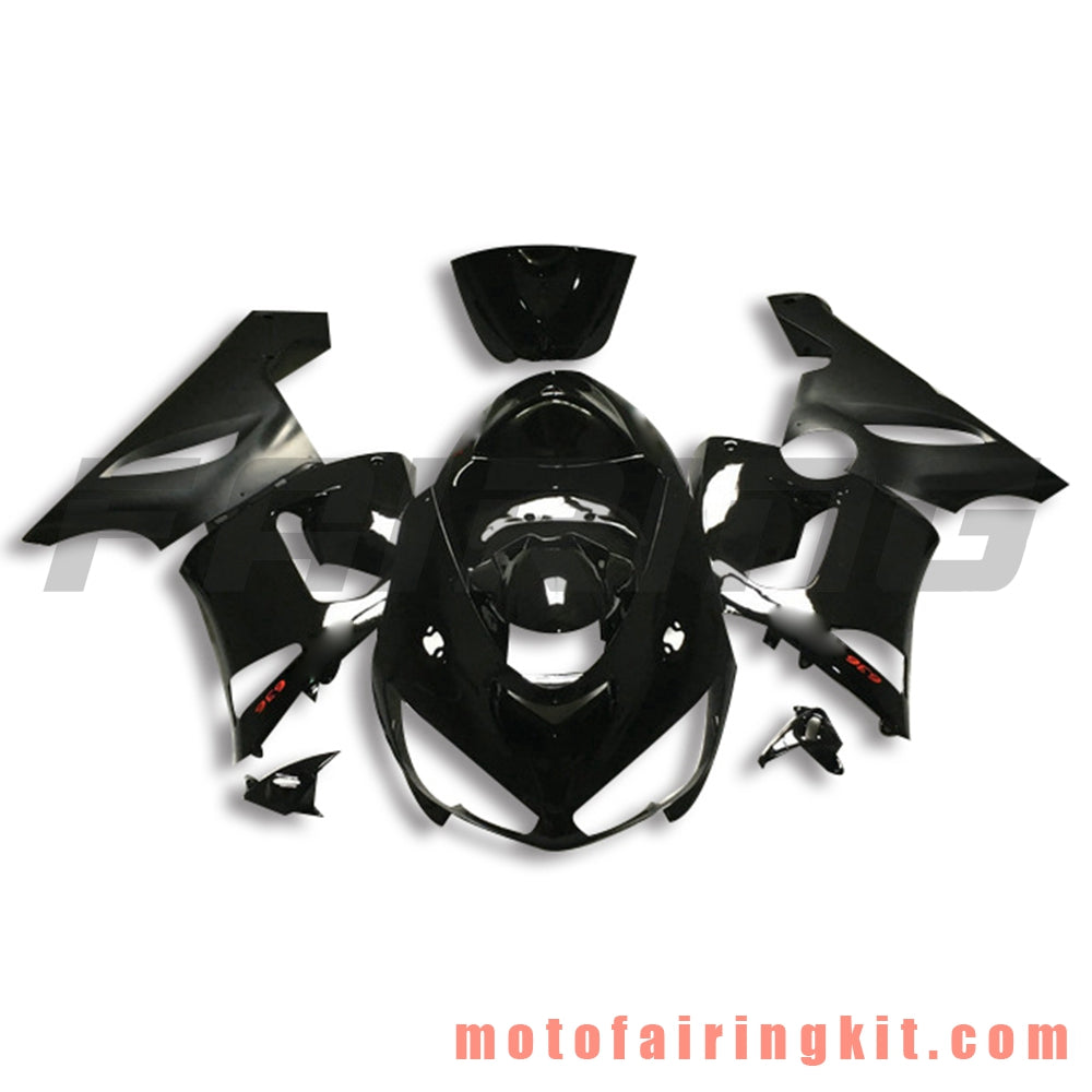 Fairing Kits Fit for ZX6R ZX-6R 636 2005 2006 ZX6R 636 05 06 Plastic ABS Injection Mold Complete Motorcycle Body Aftermarket Bodywork Frame (Black) B064