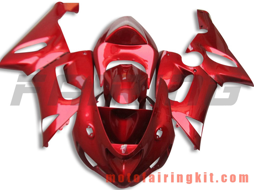 Fairing Kits Fit for ZX6R ZX-6R 636 2005 2006 ZX6R 636 05 06 Plastic ABS Injection Mold Complete Motorcycle Body Aftermarket Bodywork Frame (Red) B065