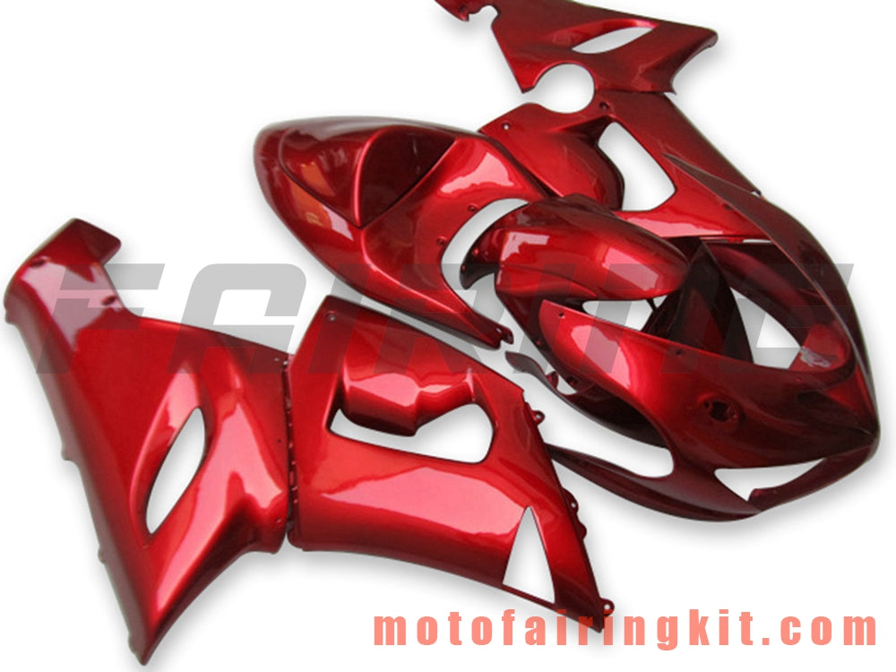 Fairing Kits Fit for ZX6R ZX-6R 636 2005 2006 ZX6R 636 05 06 Plastic ABS Injection Mold Complete Motorcycle Body Aftermarket Bodywork Frame (Red) B065