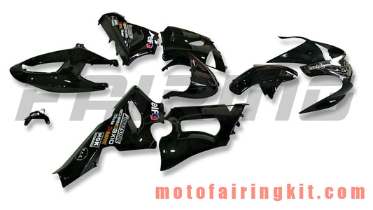 Kits de carenado aptos para ZX6R ZX-6R 636 2005 2006 ZX6R 636 05 06 Molde de inyección de plástico ABS Carrocería completa para motocicleta Marco de carrocería de posventa (negro) B077