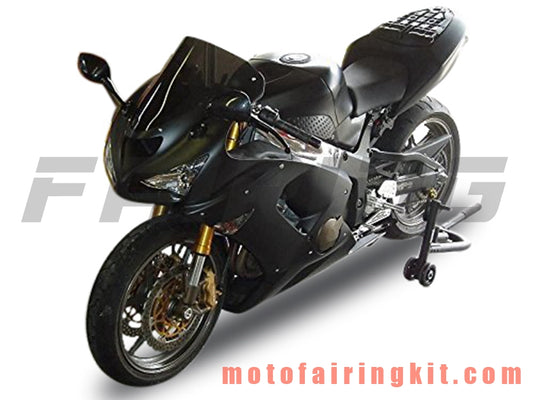 フェアリングキット ZX6R ZX-6R 636 2005 2006 ZX6R 636 05 06 プラスチック ABS 射出成形 完全なオートバイボディ アフターマーケットボディワークフレーム (ブラック) B081